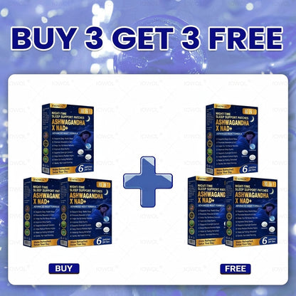 IOWOL® 𝗔𝘀𝗵𝘄𝗮𝗴𝗮𝗻𝗱𝗵𝗮 × 𝗠𝗲𝗹𝗮𝘁𝗼𝗻𝗶𝗻 × 𝟱-𝗛𝗧𝗣 𝟭𝟬-𝗶𝗻-𝟭 𝗡𝗶𝗴𝗵𝘁 𝗦𝗹𝗲𝗲𝗽 𝗦𝘂𝗽𝗽𝗼𝗿𝘁 𝗡𝗮𝗻𝗼 𝗣𝗮𝘁𝗰𝗵 🌙 (Just one patch nightly, wake up refreshed in 7 days)  ✅ For restless sleep, difficulty falling asleep, nighttime stress, poor sleep quality, and tired mornings